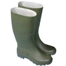 Classic green wellies